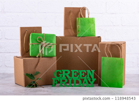 Green Friday eco friendly concept 118948543