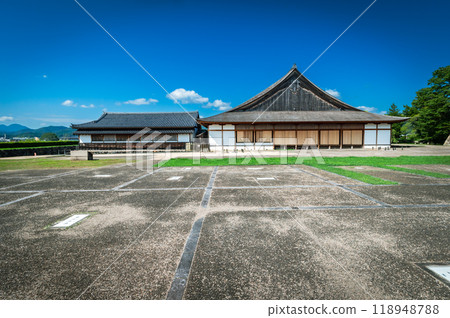 Sasayama Castle and the Daishoin, September 4, Hyogo Prefecture, Japan Sasayama Castle and the Daishoin, September 4, Hyogo Prefecture, Japan 118948788