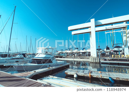 Morning Yacht Harbor, Yokosuka, Sashima Morning Yacht Harbor, Yokosuka, Sashima 118948974