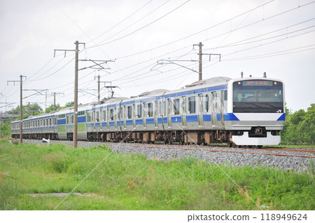 Joban Line Iwama-Hatori JR East E531 series K413 formation (Katsuta) 118949624