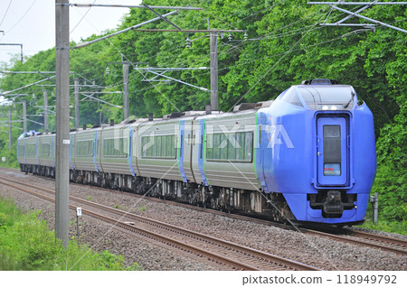 Chitose Line Uenae-Bimi JR Hokkaido Kiha 281 Series 900 Super Hokuto 118949792