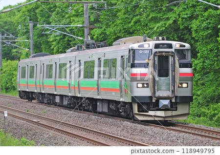 Chitose Line Uenae-Bimi JR Hokkaido 731 series G-121 train (Sapporo) 118949795