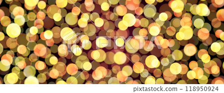 Yellow gold on black bokeh pattern of city or candle lights Yellow gold on black bokeh pattern of city or candle lights 118950924