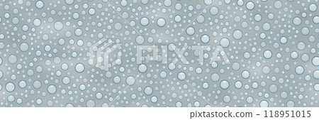 Grey blue two phase liquid as seamless bg. Jelly with bubbles of air 118951015