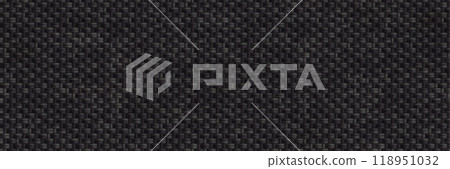Black seamless pattern of roller blinds vinyl fabric 118951032