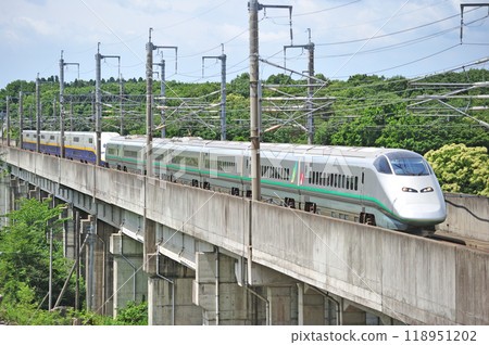 東北新幹線 那須鹽原~新白川 JR東日本 E3系 L61編組 + E4系 P16編組 山彥翼 東北新幹線 那須鹽原~新白川 JR東日本 E3系 L61編組 + E4系 P16編組 山彥翼 118951202