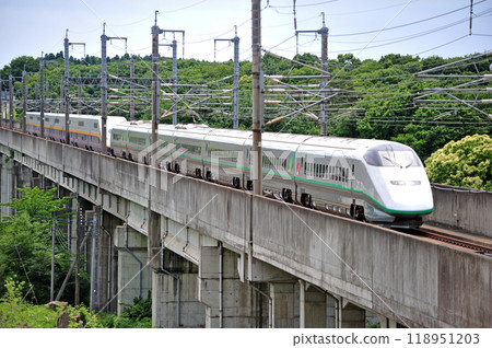 東北新幹線 那須鹽原-新白川 JR東日本 E3系列 L52編組 + E4系列 最大山彥 東北新幹線 那須鹽原-新白川 JR東日本 E3系列 L52編組 + E4系列 最大山彥 118951203