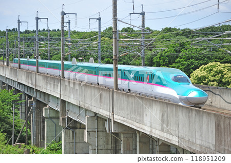 東北新幹線 那須鹽原-新白川 JR 東日本 E5 系列 U10 編組(仙台) 疾風山彥隼 東北新幹線 那須鹽原-新白川 JR 東日本 E5 系列 U10 編組(仙台) 疾風山彥隼 118951209