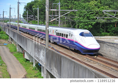 東北新幹線 新白川～那須鹽原 JR東日本 E2系列 J72編組（仙台） 疾風山彥 118951216