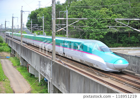 東北新幹線 新白川～那須鹽原 JR東日本 E5系 U3編組 + E3系 R11編組 隼小町 118951219