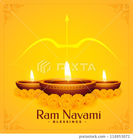shree ram navami blessings background design 118953071