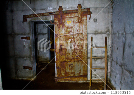 Decaying Interior of Abandoned Industrial Facility in Illinois Decaying Interior of Abandoned Industrial Facility in Illinois 118953515