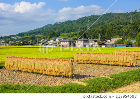 [床上用品]秋天的安曇野[北安曇郡池田町] 118954598