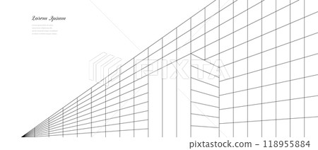 幾何抽象建築科技商業背景 幾何抽象建築科技商業背景 118955884