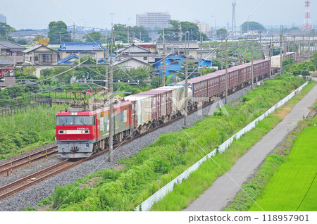 東北幹線栗橋東鷲宮 JR Freight EH500-31（仙台） 118957901