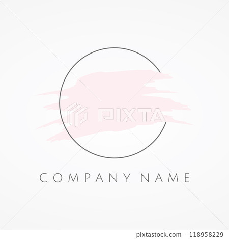 Abstract design watercolor brush stroke template on background.Design template for frame, banner, logo, make up poster, fashion. Abstract design watercolor brush stroke template on background.Design template for frame, banner, logo, make up poster, fashion. 118958229
