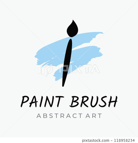 Abstract paint brush and house paint logo template creative design.With brush sign and modern brush strokes in colorful colors.Logo for business,paint company and paint shop. Abstract paint brush and house paint logo template creative design.With brush sign and modern brush strokes in colorful colors.Logo for business,paint company and paint shop. 118958234
