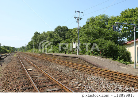 大島沼尻站 JR 大島沼尻站 大島沼尻 N67 函館本線 砂原支線 118959913