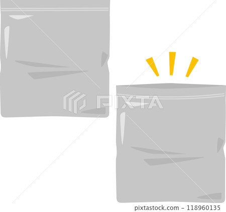 Aluminum ziplock bag 118960135