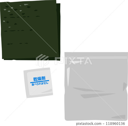 烤海苔、鋁袋、乾燥劑 烤海苔、鋁袋、乾燥劑 118960136