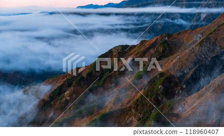 Autumn climbing at Mt. Karamatsu: dawn Autumn climbing at Mt. Karamatsu: dawn 118960407