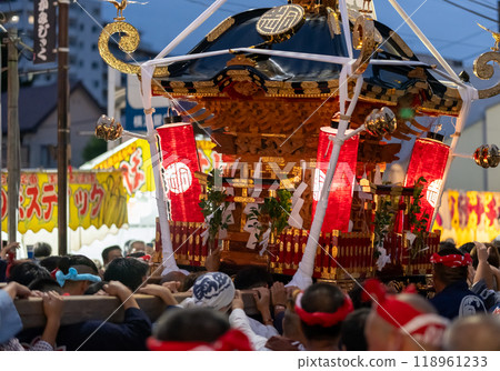 Hadano Tobacco Festival: Mikoshi parade Hadano Tobacco Festival: Mikoshi parade 118961233