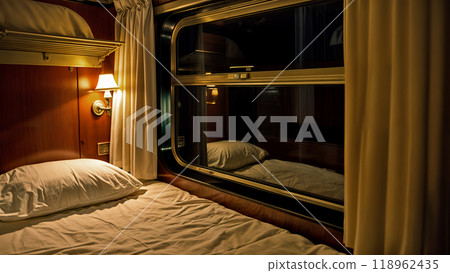Luxury sleeper train journey Luxury sleeper train journey 118962435