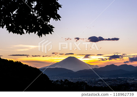 Mount Fuji as seen from Koboyama Park (Hadano City, Kanagawa Prefecture) Mount Fuji as seen from Koboyama Park (Hadano City, Kanagawa Prefecture) 118962739