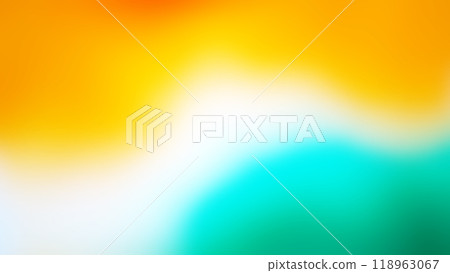 Gradient Orange and Green Abstract Background - Soft Color Transition for Graphic Design or Web Use 118963067