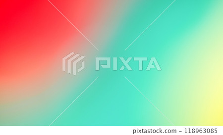 Vibrant Multicolor Blur - Dynamic Red, Yellow, and Green Gradient Background 118963085