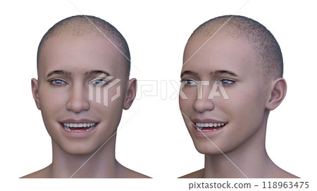 男人的臉部特寫 118963475