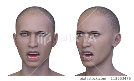 Close-up of a man's face Close-up of a man's face 118963476