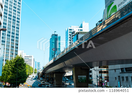 東京都會景觀 從澀谷延伸至六本木的首都高速公路 2024.09 A-3 淺色 東京都會景觀 從澀谷延伸至六本木的首都高速公路 2024.09 A-3 淺色 118964051