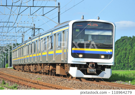 Sobu Line Sakura-Monoi JR East 209 series C425 (Makuhari) 118964279