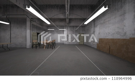 underground warehouse 118964996