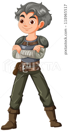 Confident Young Warrior 118965517