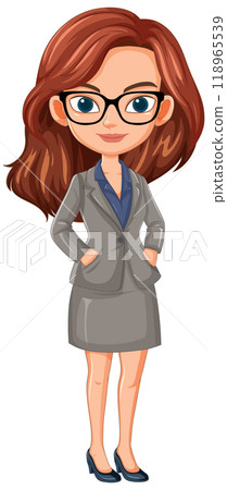 Professional Woman in Business Attire 118965539