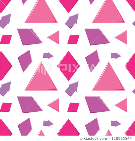 Geometric Shapes Pattern Design 118965544