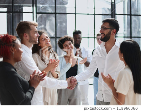 close up. successful business people shaking hands close up. successful business people shaking hands 118966360