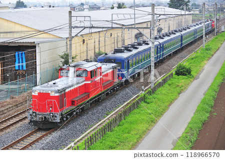 Takasaki Line Fukaya-Okabe JR East DD51-895+12 series+DD51-842 (Takasaki) DL Usui Takasaki Line Fukaya-Okabe JR East DD51-895+12 series+DD51-842 (Takasaki) DL Usui 118966570