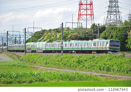 Takasaki Line Honjo - Okabe JR East E231 series 1000 series K-07 formation (Kozu) Takasaki Line Honjo - Okabe JR East E231 series 1000 series K-07 formation (Kozu) 118967943