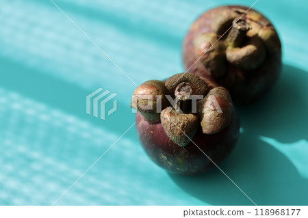 Thai mangosteen tropical fruit 118968177
