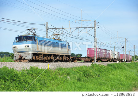 Takasaki Line Okabe-Honjo JR Freight EF66-111 (Suita) Takasaki Line Okabe-Honjo JR Freight EF66-111 (Suita) 118968658