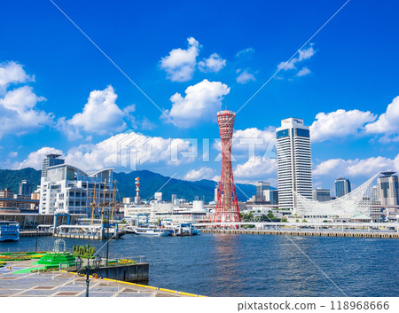 Kobe Port Tower and Bay Area Kobe Port Tower and Bay Area 118968666