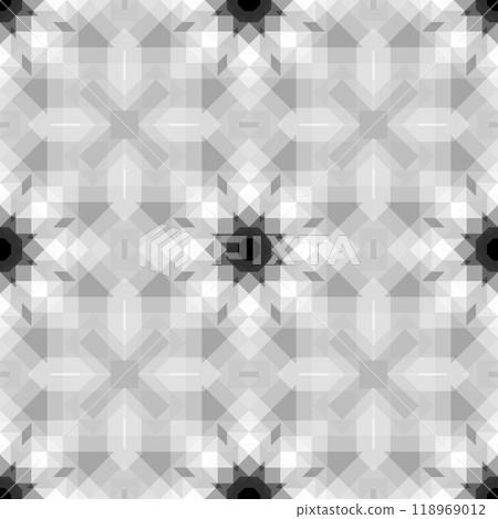 Abstract geometric black and white hipster fashion gradient pattern, fabric decor with polygonal form Abstract geometric black and white hipster fashion gradient pattern, fabric decor with polygonal form 118969012
