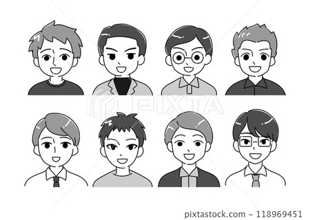 父親圖示插圖設定張開嘴破產 118969451