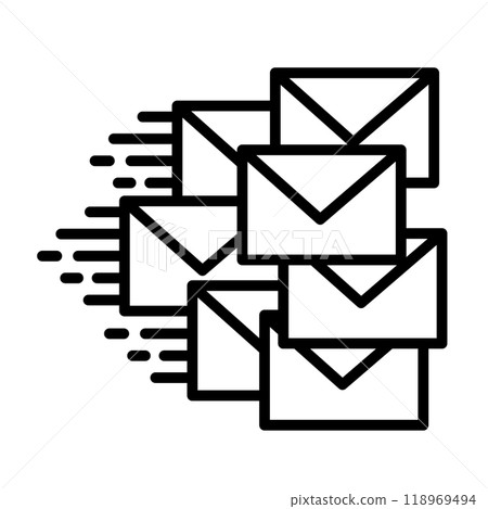 Spam mail icon. 118969494