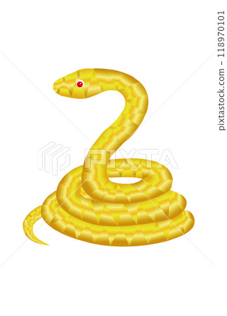 Snake Year New Year's Card Material 118970101