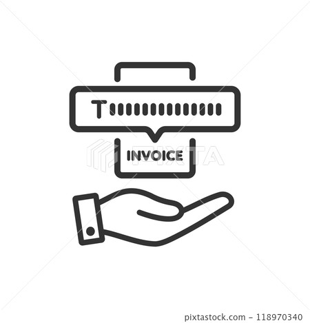 發票編號帳單圖標 118970340