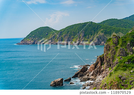A picturesque sea bay. A picturesque sea bay. 118970529